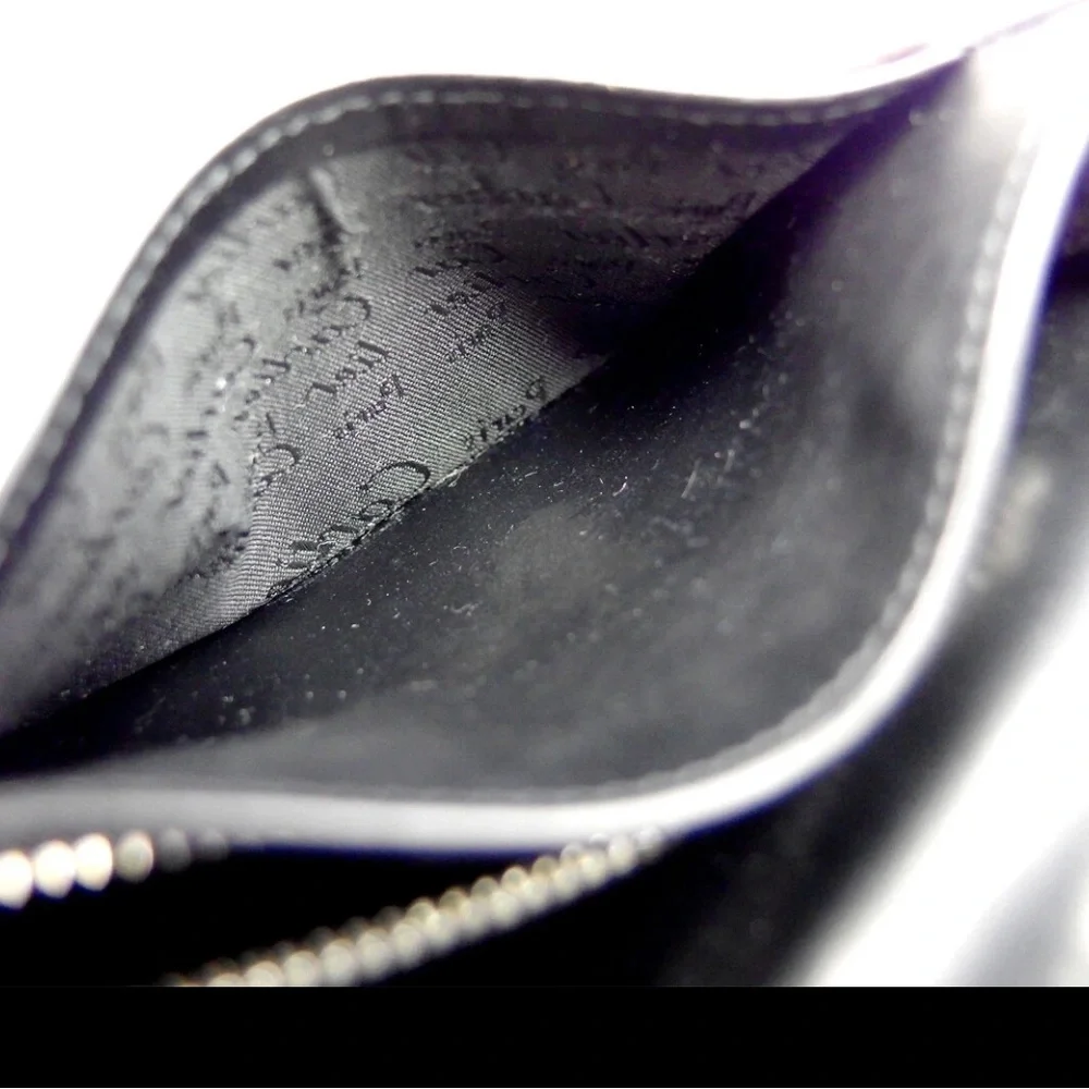 Cartier Pasha Black Leather Long Wallet
